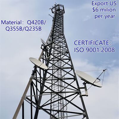 5 10 15 20 25 30 M 自立型 角型 鉄鋼 3本足塔