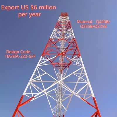 5 10 15 20 25 30 M 自立型 角型 鉄鋼 3本足塔