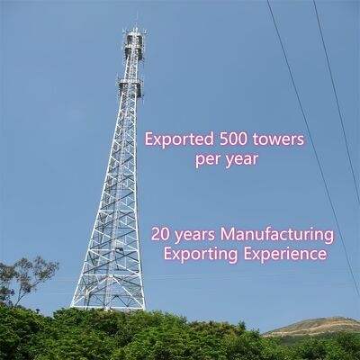 20 30 40M 3 Leg Tubular Steel Seamless Isp Internet 5G Wifi Bts Telecom Transmission Tower