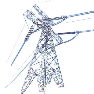 高電圧 220KV 500KV 角鋼電源送電塔 吊り柱
