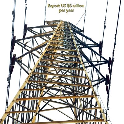耐久性のある電源送電塔 66KV 132KV 多回路電網 マスト