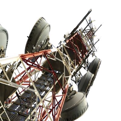 ISO 898 および DIN 7990 規格に準拠した、ボルト、ナット、ワッシャーを備えた、機械的信頼性の高い耐久性のある 4 本足の角鋼タワー。