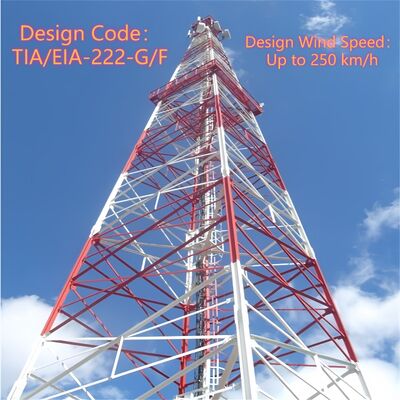 ISO 898 および DIN 7990 規格に準拠した、ボルト、ナット、ワッシャーを備えた、機械的信頼性の高い耐久性のある 4 本足の角鋼タワー。