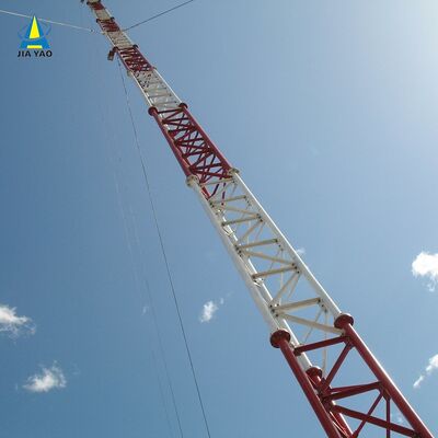 ANSI/TIA-222-G-H-F設計コードに基づいて最小限の構造材料の使用で高度を最大化するために設計されたガイヤドワイアタワー