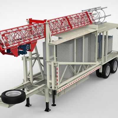 望遠鏡塔 15-30M 鋼鉄電鉄 トラック 通信アンテナ 40M/S 防風