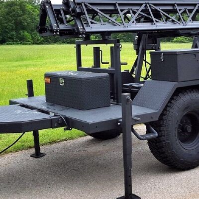 移動式トラック 望遠鏡式電熱鋼 15 20 25 30M 5G 4G Wifi通信塔