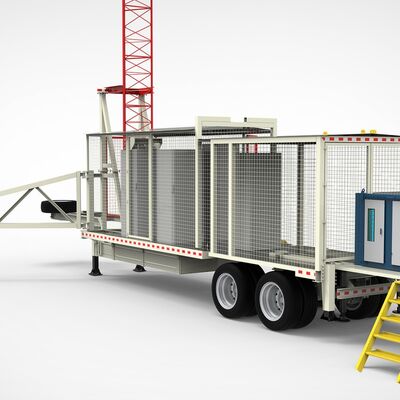 30M 望遠鏡塔 鋼鉄電鉄 トラック 通信アンテナ 40M/S 風抵抗 ISO 認証