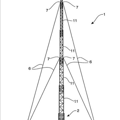 望遠鏡式管状電熱鋼 自立型 15 20 25M 5G 4G Wifi 屋外通信塔