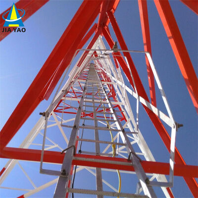 Galvanizing Angle Steel 3-Legged Telecommunication GSM Radio Lattice Communication Self Support Tower