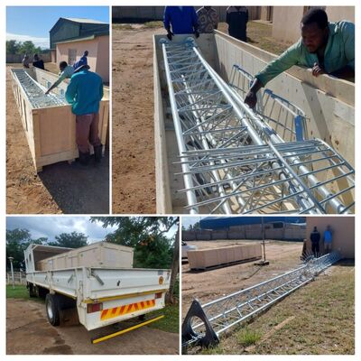 海上プラットフォームの沿岸通信のための10m-80m海上級防腐線塔