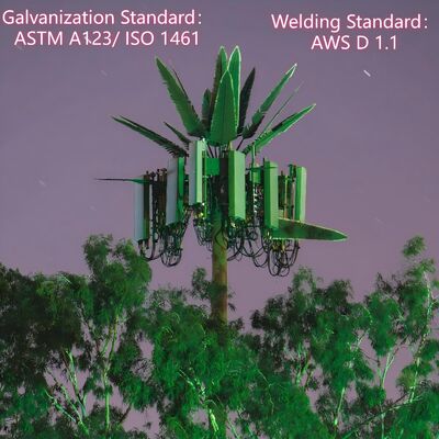 13 19 25M パークエリア バイオニックツリー カモフラージュスチール 自立型 屋外 5G 4G サテライト通信タワー