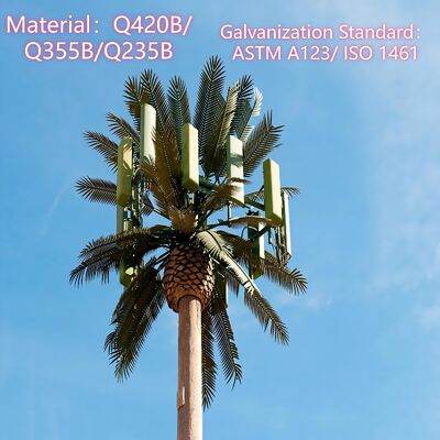 12 18 24M コミュニティバイオニックツリー迷彩亜鉛メッキ屋外 5G 4G マイクロ波通信マスト