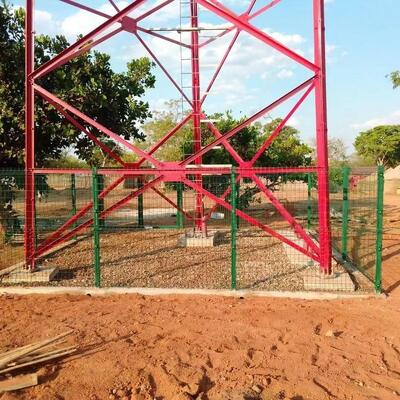 11 17 23 29M Light Duty 3 Legged Angular Steel Galvanized Outdoor 5G 4G Satellite Low Load Telecom Antenna Tower