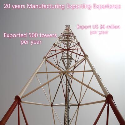 19 27 35M 低保守 3脚管型ガルバनाइズド鋼 自立型 屋外 5G 4G マイクロ波長寿 マスト