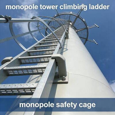 18 26 34 メートル都市景観モノポール電流を通された鋼鉄自立屋外 5G 4G Wifi 美的テレコムタワー