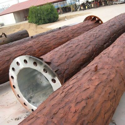 亜鉛メッキ鋼とUV耐性プラスチックで作られた38Mバイオニックツリータワーは、耐久性と耐腐食性を保証します