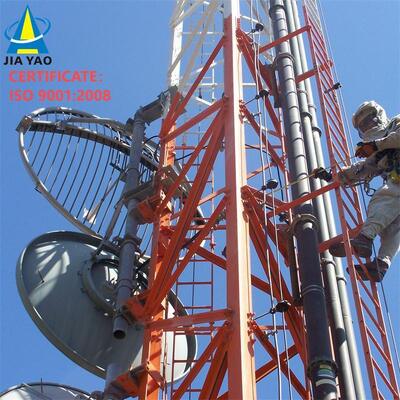 3 Leg Angular Customized Multi-Circuit Lattice Tower For Communication Transmission Telecom Dual Use