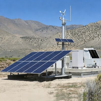 20M 30M Solar Panel Integrated Monopole Tower Energy Saving For Urban 5G Small Cell