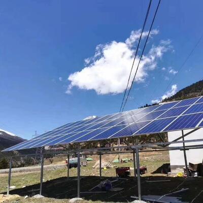 20M 30M Wind Solar Hybrid Supported Communication Tower For Renewable Energy Base Station