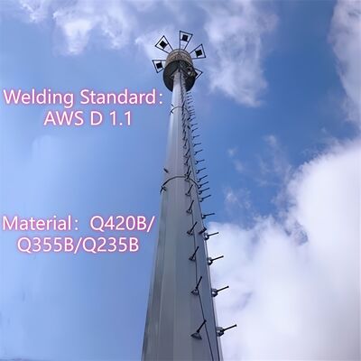 12 32M モノポールの長距離農村カバレッジのための高利得 5G ミリ波アンテナ タワー