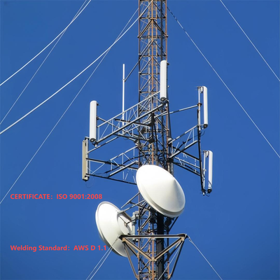 26M Lightweight Guyed Antenna Tower Quick Deploy For Emergency Response