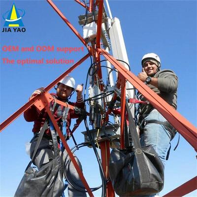 50M の熱いすくいの鉱山地域の電気通信のための取り外し可能な 3 本の足のタワーの費用効果の高い電流を通しました