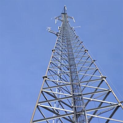 100FT 3 チューブ鋼通信管状 BTS ラジオ アンテナ タワー HDG テレコム基地局用