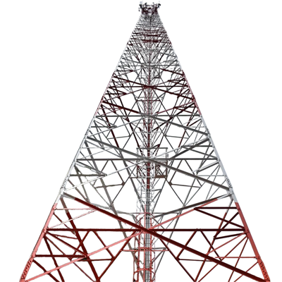 溶融亜鉛メッキ 3 4 脚角鉄塔格子通信塔 Q345B 高強度鋼 GSM CDMA LTE 携帯電話信号基地局サイト